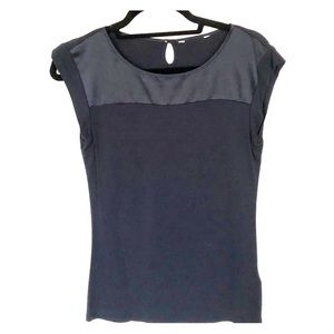 Banana Republic Navy Blue Dressy Tee